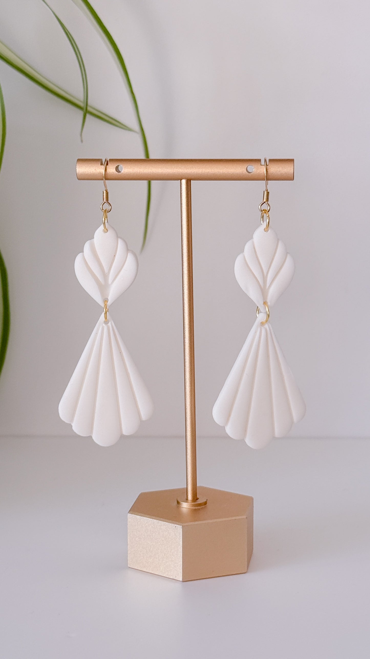 The Bridal Dress Clay Earring