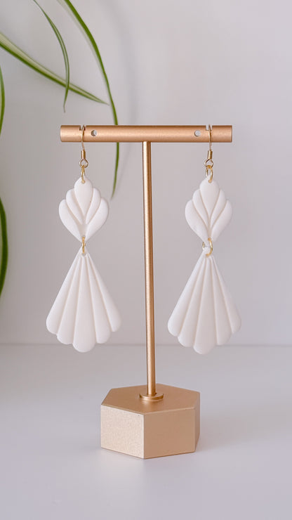 The Bridal Dress Clay Earring