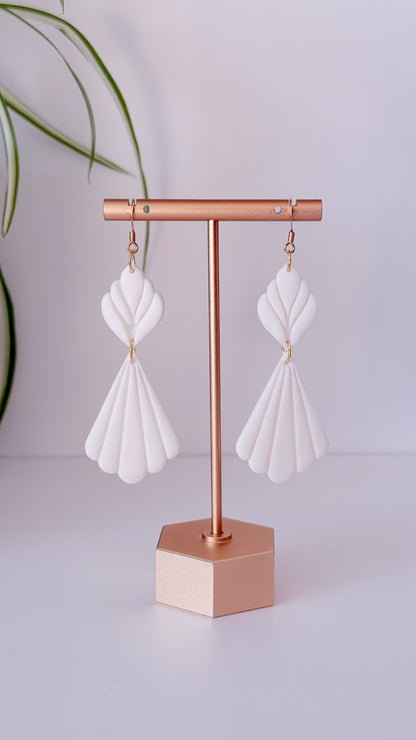 The Bridal Dress Clay Earring