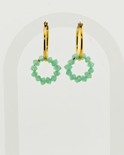 Charmed Hoops: The Ultimate Girlie Girl Earrings