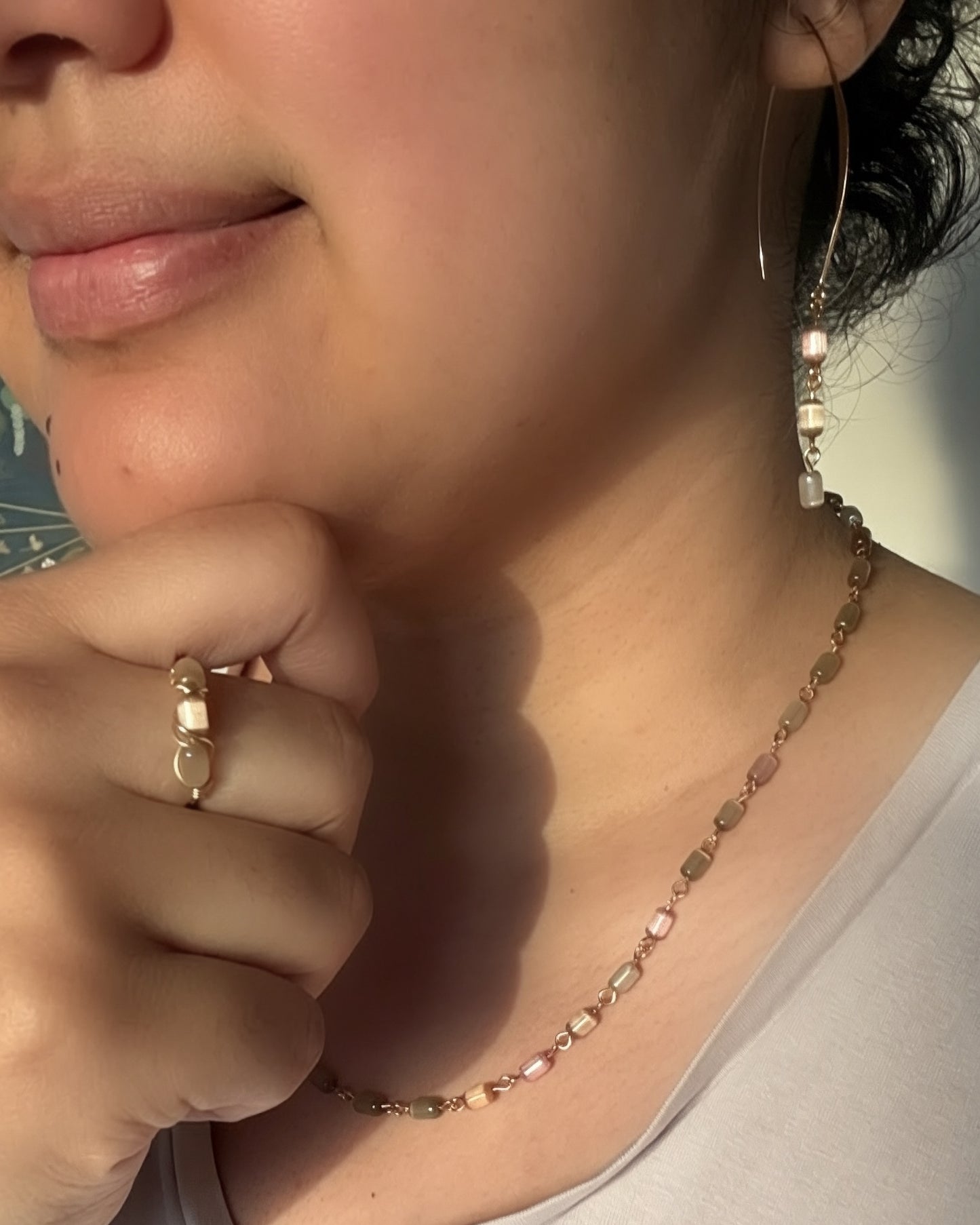 Artemis Set, Glass & Wire Wrapped  Limited Edition Set