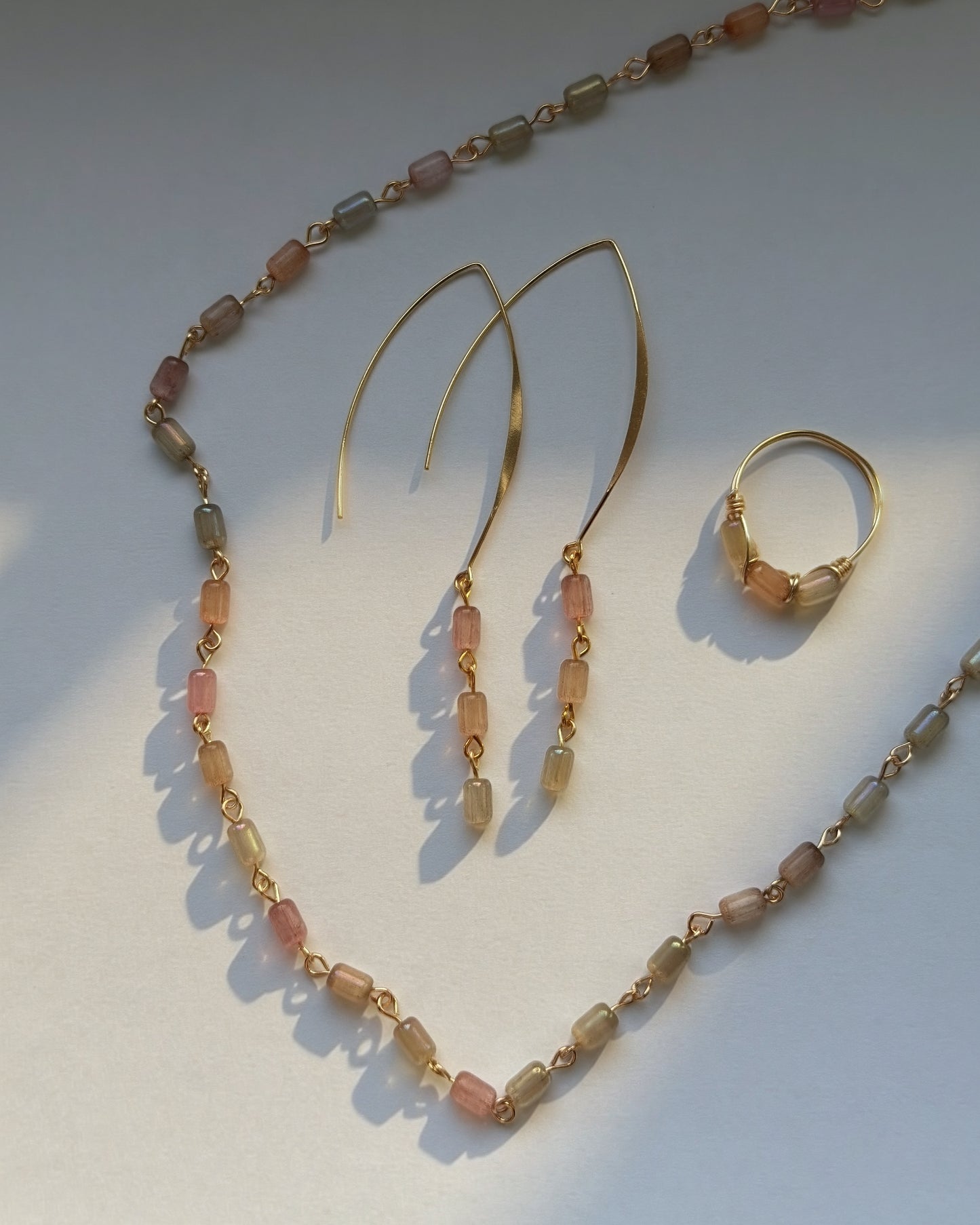 Artemis Set, Glass & Wire Wrapped  Limited Edition Set