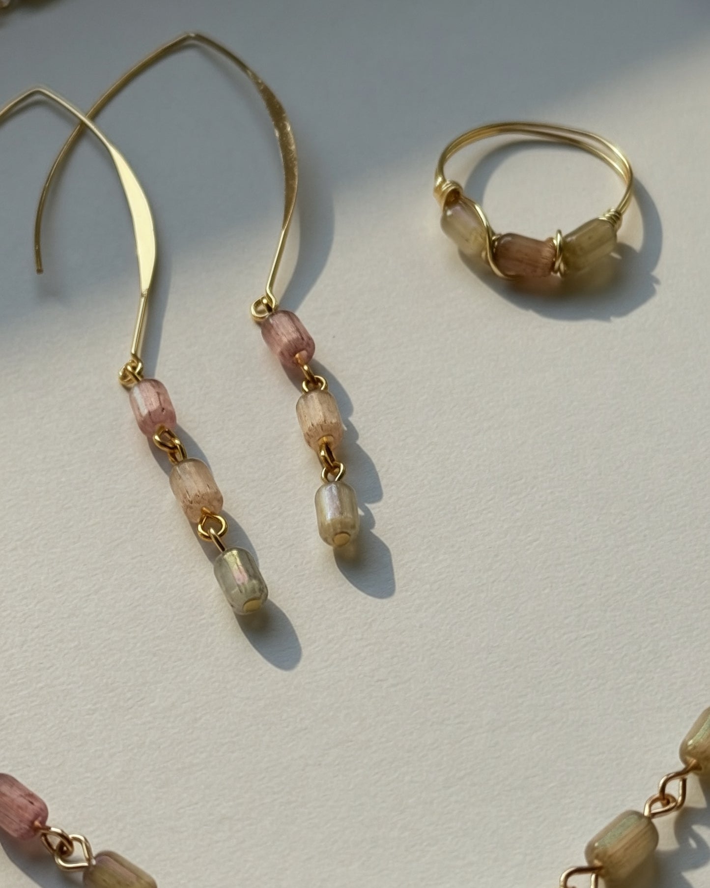 Artemis Set, Glass & Wire Wrapped  Limited Edition Set