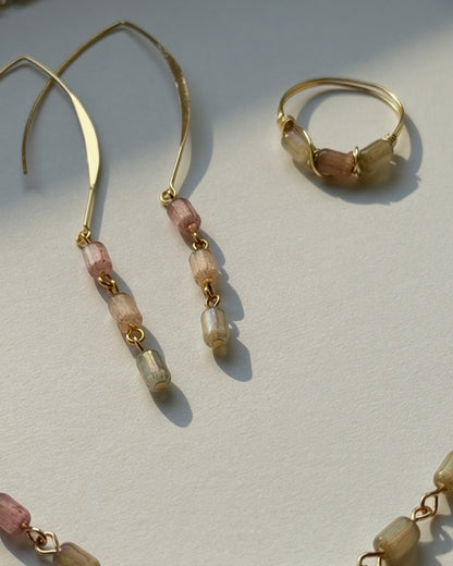 Artemis Set, Glass & Wire Wrapped  Limited Edition Set