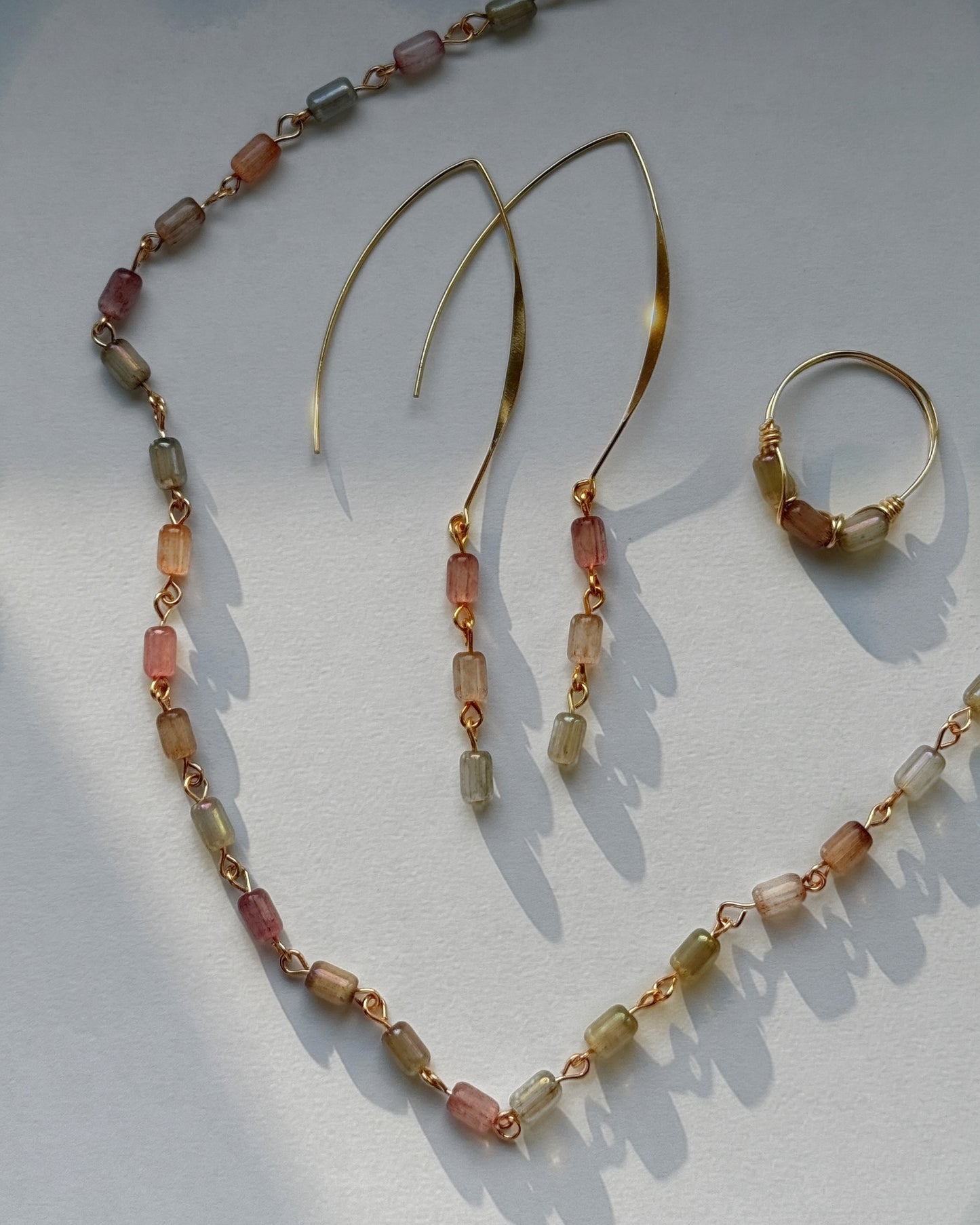 Artemis Set, Glass & Wire Wrapped  Limited Edition Set