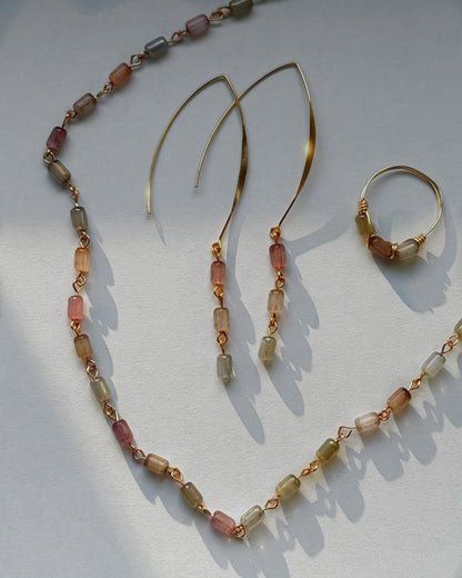 Artemis Set, Glass & Wire Wrapped  Limited Edition Set