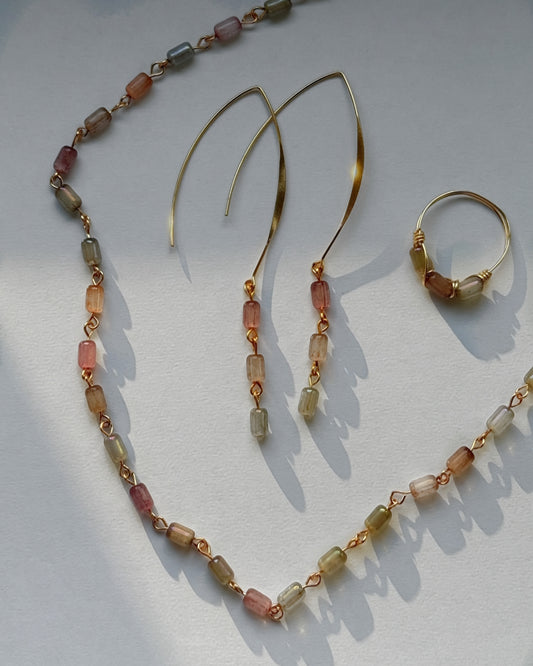 Artemis Set, Glass & Wire Wrapped  Limited Edition Set