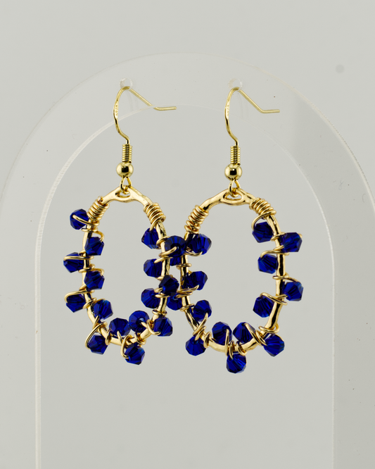 Jagged: Glass Unique Earrings
