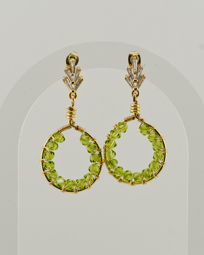 Royal Round: Lightweight, Colourful, Bold Earrings for Everyday Wear or Special Occasions