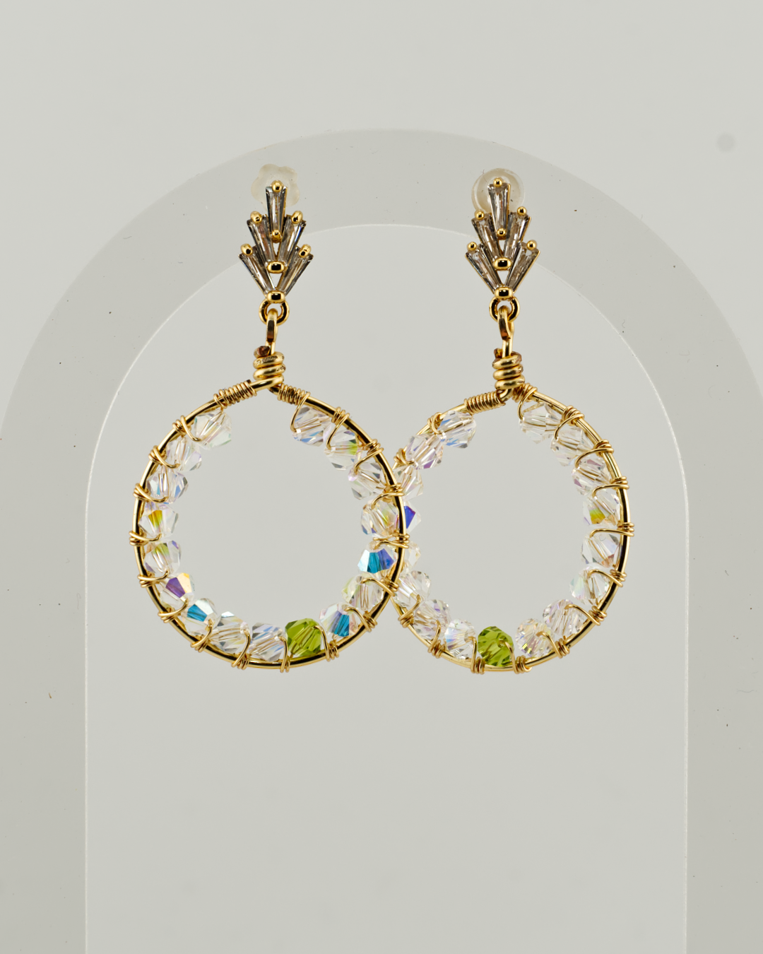 Royal Round: Lightweight, Colourful, Bold Earrings for Everyday Wear or Special Occasions