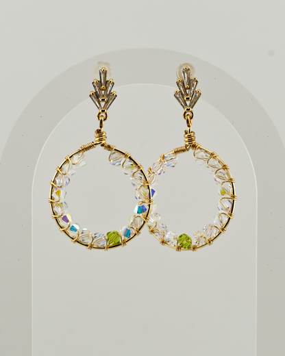 Royal Round: Lightweight, Colourful, Bold Earrings for Everyday Wear or Special Occasions