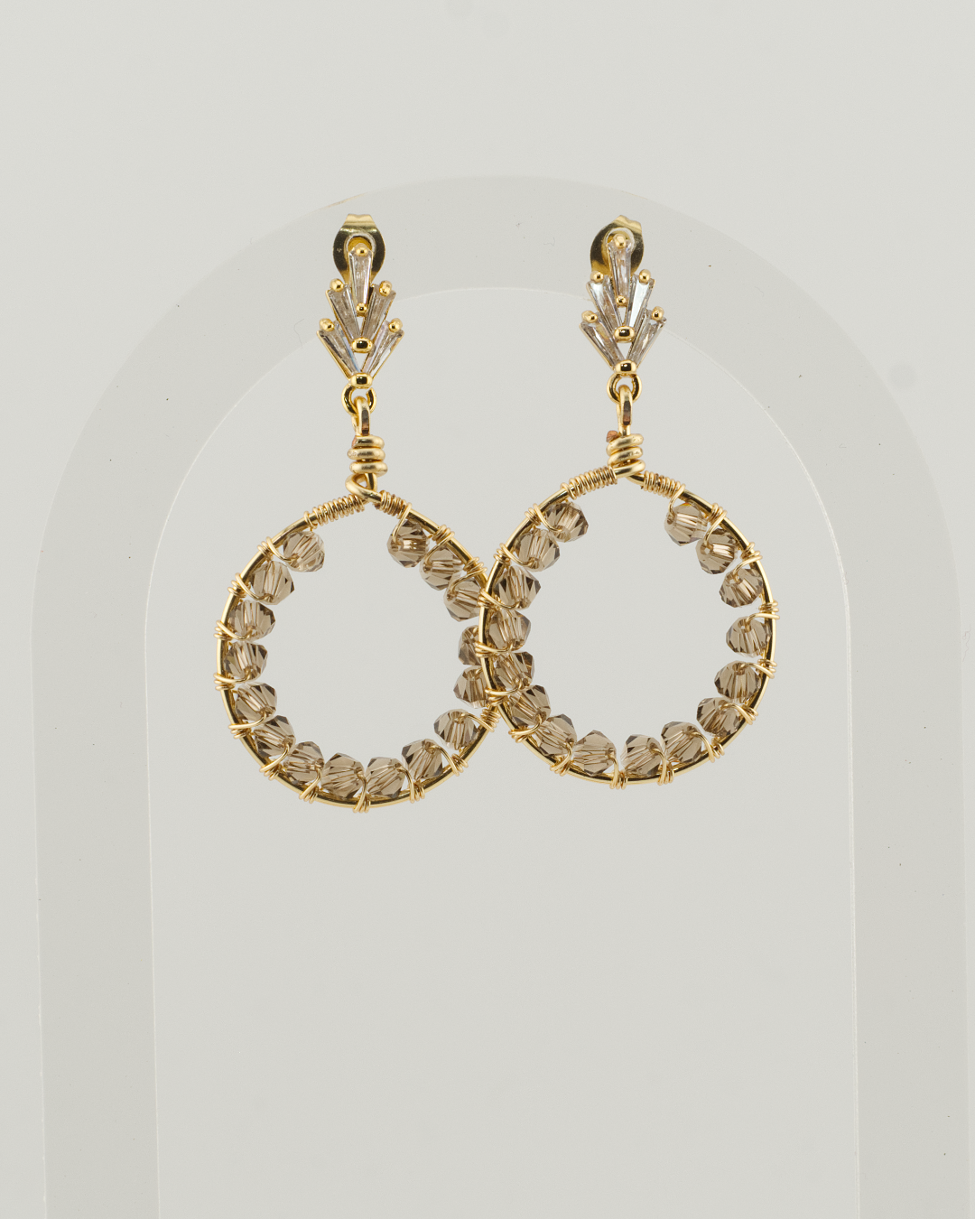 Royal Round: Lightweight, Colourful, Bold Earrings for Everyday Wear or Special Occasions