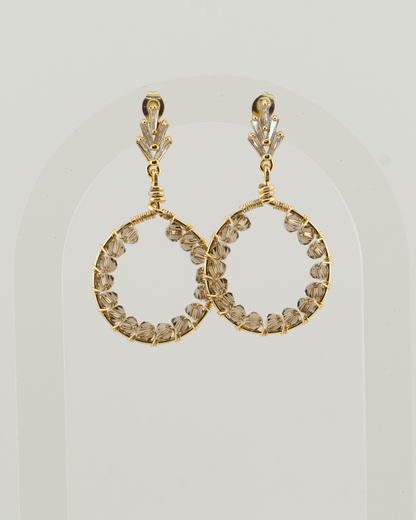 Royal Round: Lightweight, Colourful, Bold Earrings for Everyday Wear or Special Occasions