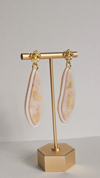 Florabundance Gold Leaf Resin Drops | 18k Gold Plated - The Eighth Hour Studio