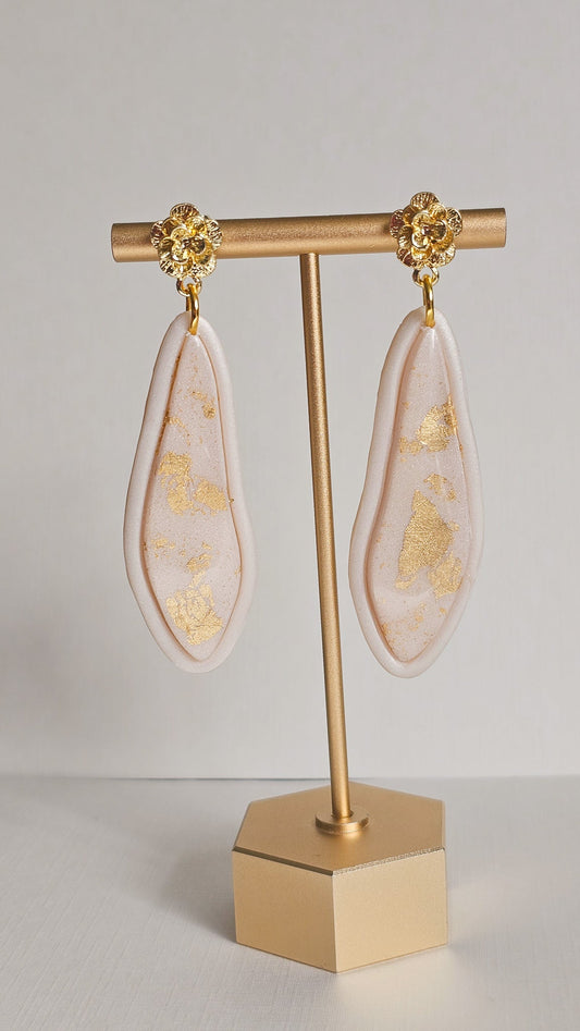 Florabundance Gold Leaf Resin Drops | 18k Gold Plated - The Eighth Hour Studio