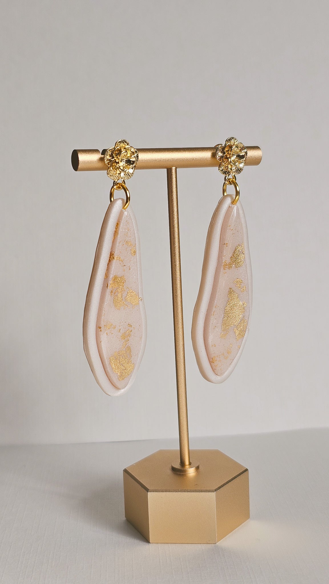 Florabundance Gold Leaf Resin Drops | 18k Gold Plated - The Eighth Hour Studio