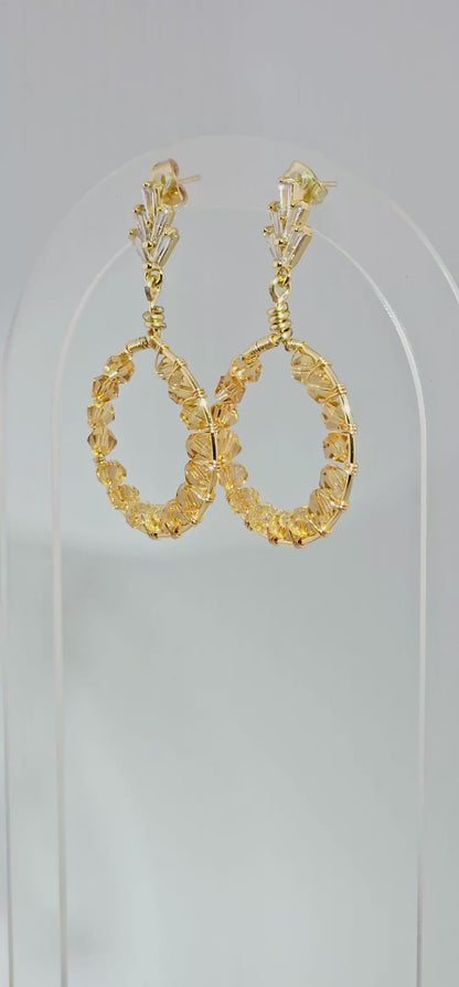 Royal Round: Lightweight, Colourful, Bold Earrings for Everyday Wear or Special Occasions