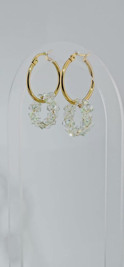 Charmed Hoops: The Ultimate Girlie Girl Earrings