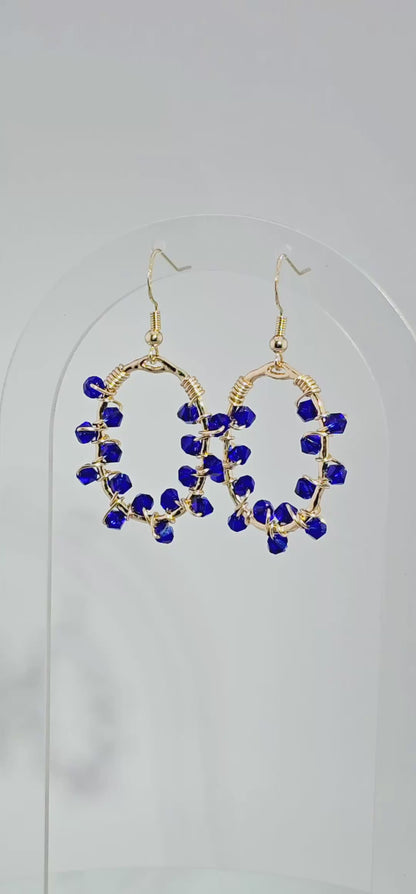 Jagged: Glass Unique Earrings